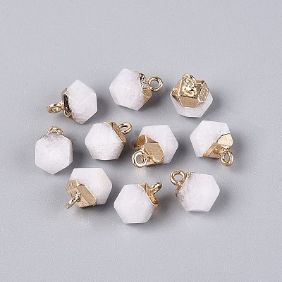 Natural Quartz Crystal Pendants G-N359-18G-16-1