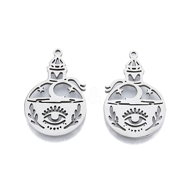 Non-Tarnish 201 Stainless Steel Pendant X-STAS-B027-31P-1