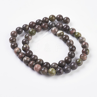 Natural Gemstone Beads Strands G-D062-8mm-1-1