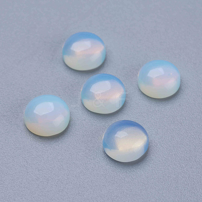 Opalite Cabochons G-F541-01-6mm-1