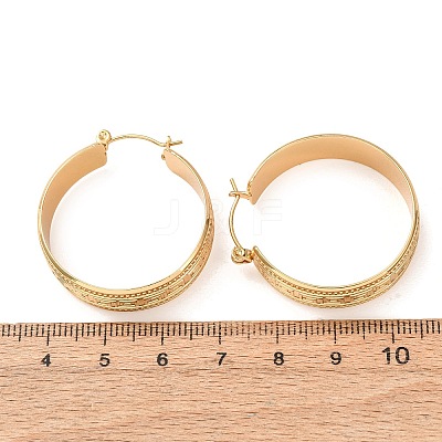304 Stainless Steel Hoop Earrings for Women SA-CBA4160-24G-1