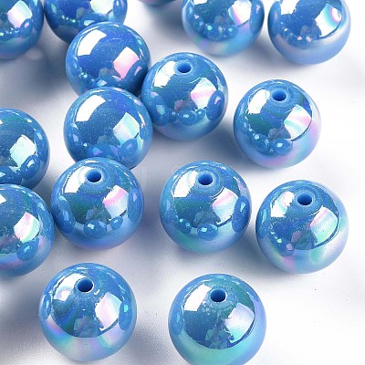 Opaque Acrylic Beads X-MACR-S370-D20mm-9-1