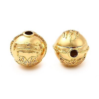 Brass Beads KK-D407-04G-C-1