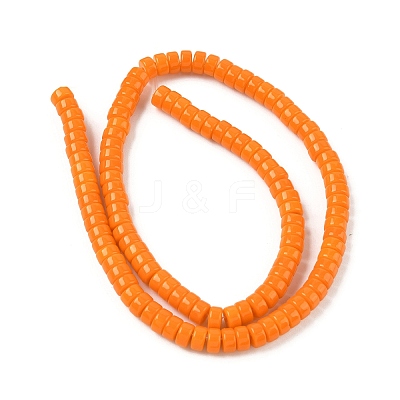 Opaque Glass Beads Strands GLAA-I060-01G-1
