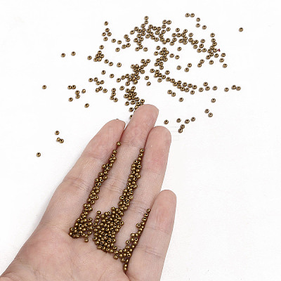 11/0 Grade A Baking Paint Glass Seed Beads LS-X-SEED-N001-A-1038-1