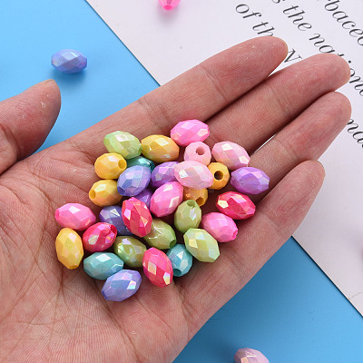 Opaque Acrylic Beads TACR-S153-32I-1