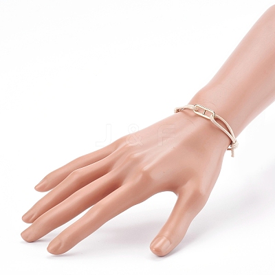 Korean Waxed Polyester Cord Bracelets BJEW-JB06003-05-1