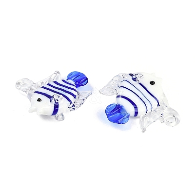 Handmade Lampwork Pendants LAMP-I029-13A-1