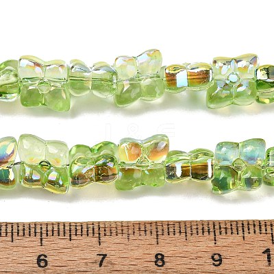 Transparent Glass Beads Strands GL-CBAAE04-02E-1