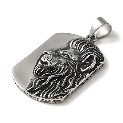316L Surgical Stainless Steel Big Pendants STAS-H194-02AS-01-1