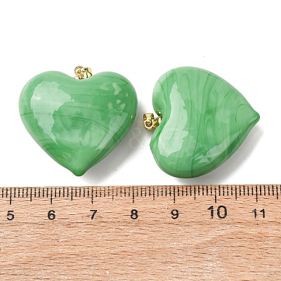 Handmade Lampwork Pendants LAMP-G160-01R-1