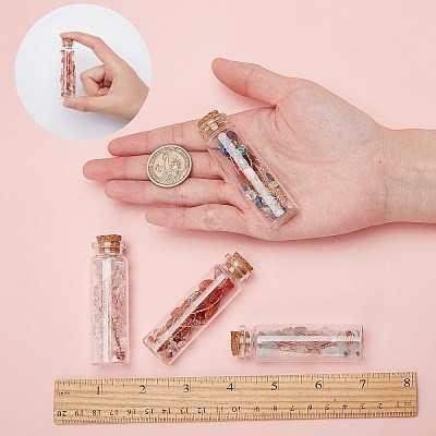 Glass Wishing Bottle DJEW-GF0001-05B-1