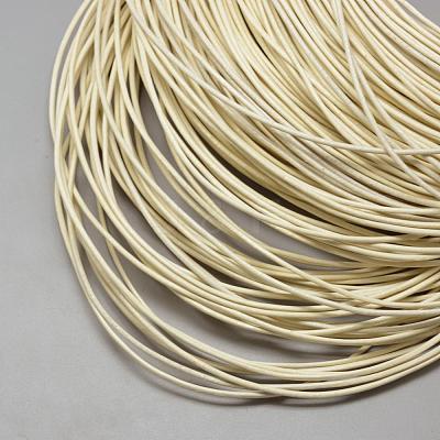 Spray Painted Cowhide Leather Cords WL-R001-2.0mm-09-1