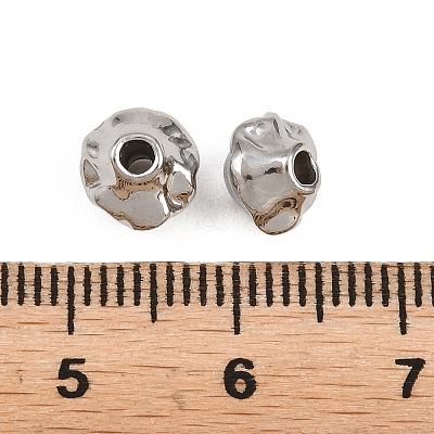 Irregular 304 Stainless Steel Beads STAS-D394-03N-P-1