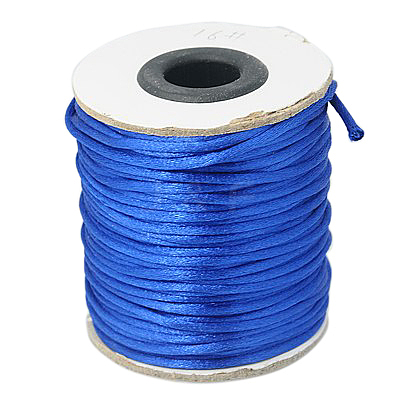 Nylon Satin Rattail Cords X-NWIR-A003-16-1