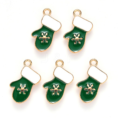 Alloy Enamel Pendants ENAM-S121-017B-1