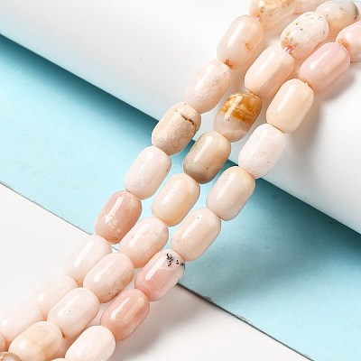 Natural Pink Opal Beads Strands G-G980-21-1