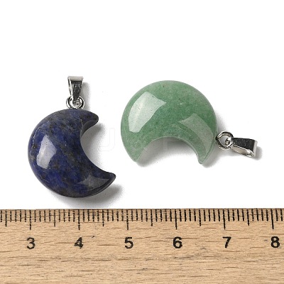 Natural Mixed Stone Pendants G-H035-01P-1