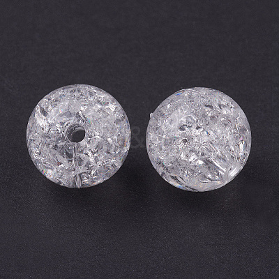 Transparent Acrylic Beads X-PAB984Y-1-1