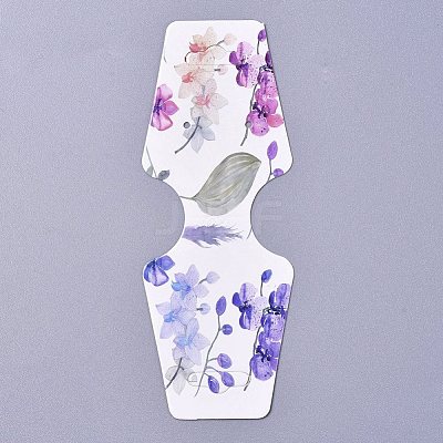 Cardboard Fold Over Paper Display Hanging Cards CDIS-E007-08-1