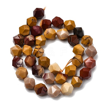 Natural Mookaite Beads Strands G-Z119-A07-03A-1