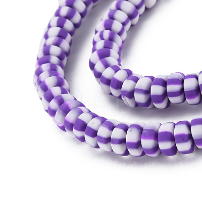 Handmade Polymer Clay Beads Strands CLAY-N008-042B-1
