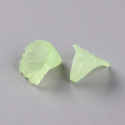 Frosted Acrylic Bead Caps MACR-S371-10A-728-1