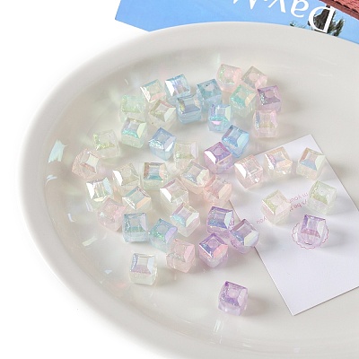 Opaque Acrylic European Beads OACR-F010-14-1