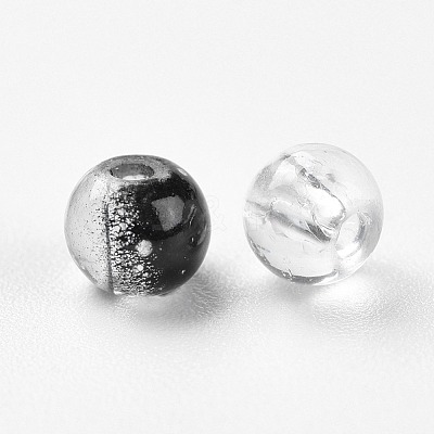 Baking Paint Crackle Glass Beads DGLA-X0006-4mm-03-1