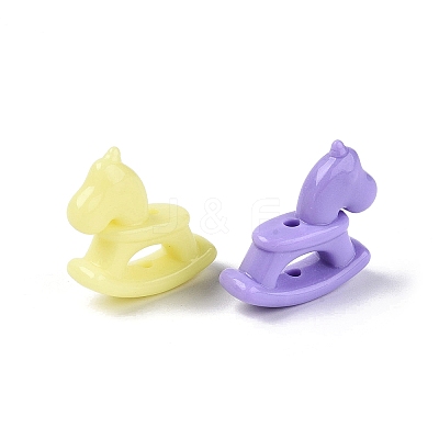 Opaque Plastic Beads KY-N025-26-1