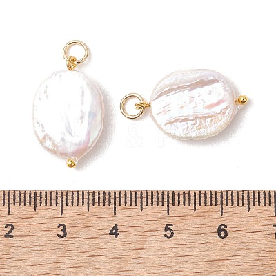 Natural Baroque Keshi Pearl Pendants PALLOY-JF05259-01-1