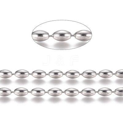 Non-Tarnish 304 Stainless Steel Ball Chains CHS-L024-024G-1