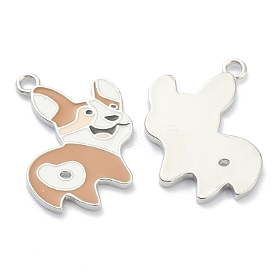 Brass Enamel Pendants KK-H755-02P-1