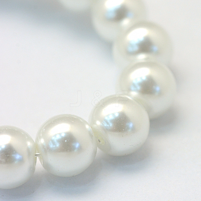 Baking Paint Glass Pearl Bead Strands X-HY-Q003-3mm-01-1