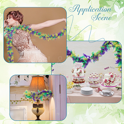 Turkey Feather Ornament Accessories FIND-WH20012-43B-1