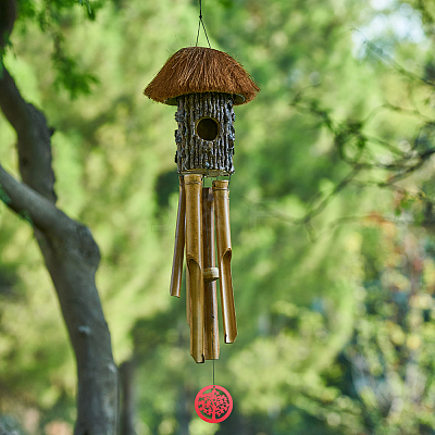 DIY Wind Chime Pendant Making Kits DIY-CN0003-73-1