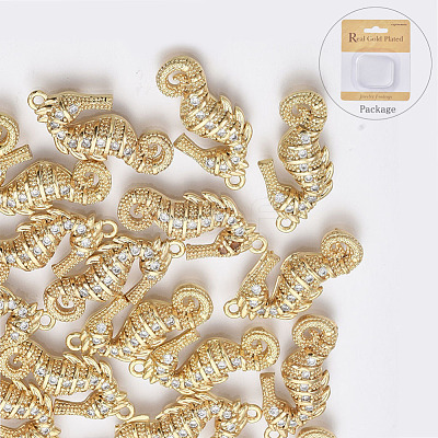 Brass Micro Pave Cubic Zirconia Pendants X-KK-Q761-23G-NF-1