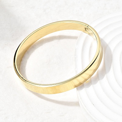 201 Stainless Steel Plain Bangles BJEW-Z151-01G-02-1