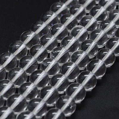Natural Quartz Crystal Beads Strands G-K285-04-6mm-1