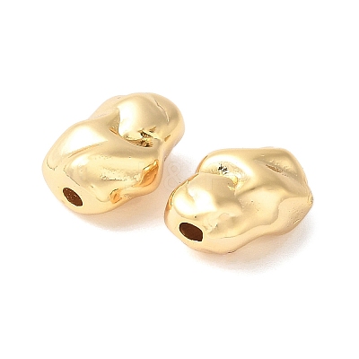 Nuggets Brass Beads KK-U064-19A-G-1