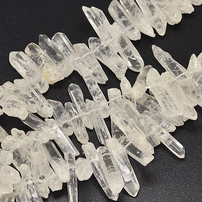Nuggets Natural Quartz Crystal Beads Strands G-F289-26-1