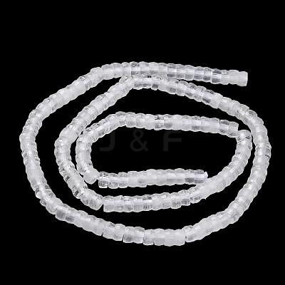 Natural Quartz Crystal Heishi Beads Strands G-A299-A07-01-1
