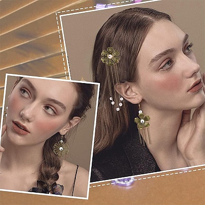 200Pcs 10 Styles Iron Bead Caps IFIN-YW0004-04-1