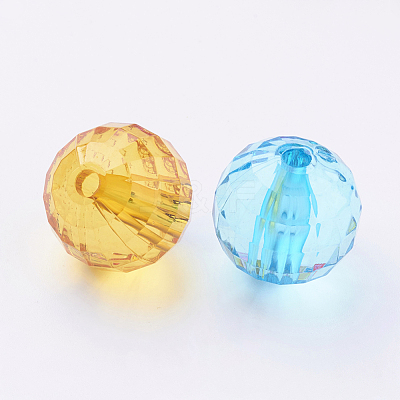 Transparent Acrylic Beads PL544Y-1