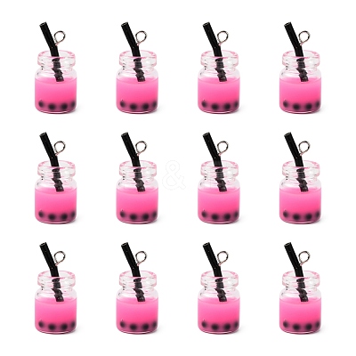 Glass Bottle Pendants X-CRES-S359-01G-1