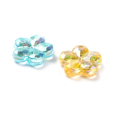 Transaparent Acrylic Beads PACR-H004-01-1