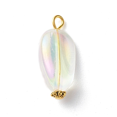 Transparent Acrylic Pendants PALLOY-JF00830-1