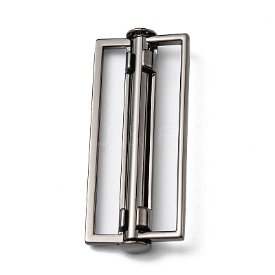 Alloy Belt Strap Buckles PALLOY-F301-01B-1