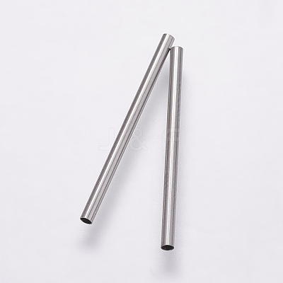 Tarnish Resistant 304 Stainless Steel Tube Beads X-STAS-P161-01-25mm-1