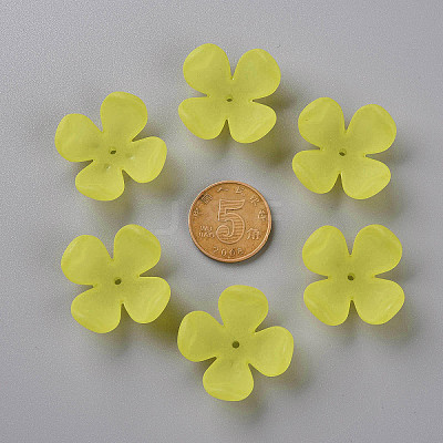 Frosted Acrylic Bead Caps MACR-S371-06A-717-1